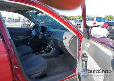 1998 Honda Civic Lx из США, поврежденный, VIN 1HGEJ667XWL035986